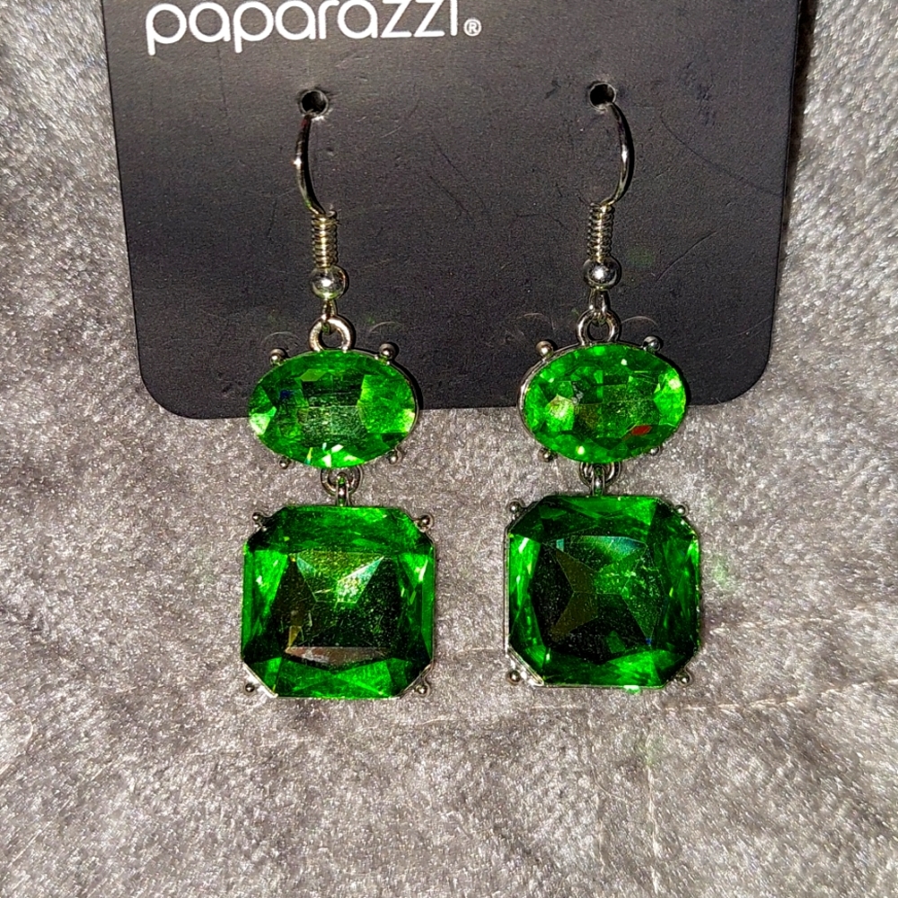 3PCS Green Set: Necklace, Bracelet & Earrings *New* - Picture 13 of 17
